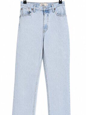 Abercrombie Curve Love 90s Straight Jeans 27 4R Light Wash